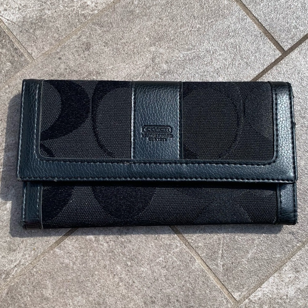 Vintage Black Coach Wallet